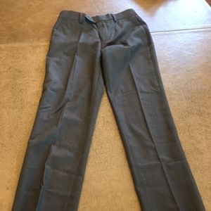 Isaac Mizrahi Boys Slim Fit Gray Dress Pants